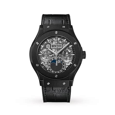 Hublot Classic Fusion Aerofusion Moonphase Black Magic 42mm 